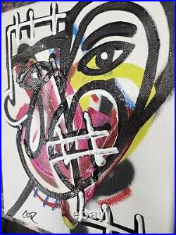 CORBELLIC Abstract Expressionism 10x8 German Collectible Contemporary Portrait