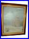 Canvas-Oil-ON-BOARD-Painting-1977-Alden-Waiting-Framed-Winter-Signed-15x19-01-bl