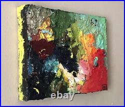 Canvas Oil Painting-Abstract Stretched Canvas COA Certificate Of Authenticity