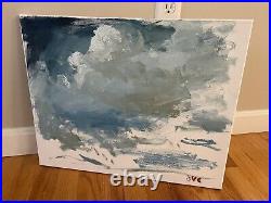 Cloud Sky Landscape Realism Painting Oil On Canvas 16x20 Orignal Signed