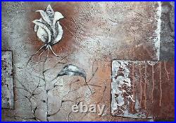 Contemporary abstract oil painting still life