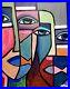 Corbellic-Cubism-16x20-Fish-Sea-Mouth-Chic-Woman-Large-Canvas-Collectible-Art-01-bk