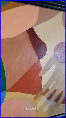 Corbellic Expressionism 12x16 Still Life Holder Portrait Collectible Woman Art