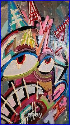 Corbellic German Expressionism 16x20 Pop Monster Wall Art Modernist Collectible