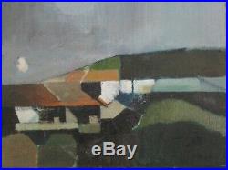 David B Wade Painting Uk Modernist Abstract Expressionism Landscape Vintage 1970