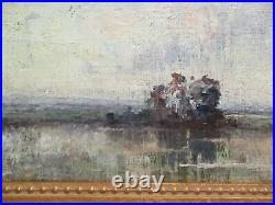 Dedrick Stuber Oil Painting Antique Early California Impressionist American