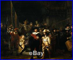 Dream-art Oil painting Rembrandt The Nightwatch hand painted in oil on canvas