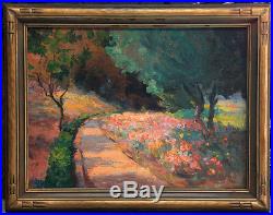 Early California Arroyo Seco Oil Painting By Famous Artist Kathryn Leighton