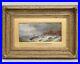 Edwin-Hayes-1820-1904-On-the-coast-Dunstanborough-Northumberland-Oil-Panel-01-xdb