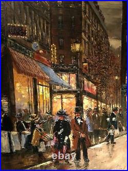 Evening In Paris Oil Painting By Robert Lebron