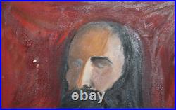 Expressionist Male Portrait Oil Painting