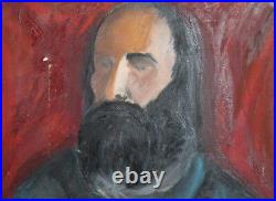 Expressionist Male Portrait Oil Painting