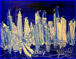 FINE ART by Mark Kazav Large Abstract Modern Original Oil Painting qwefweH