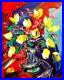 FLOWERS-Pop-Art-Painting-Original-Oil-On-Canvas-Gallery-Artist-6556JH-01-uv