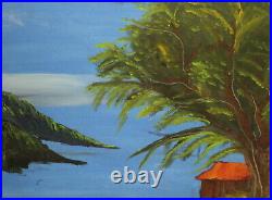 Fauvist oil painting landscape seascape