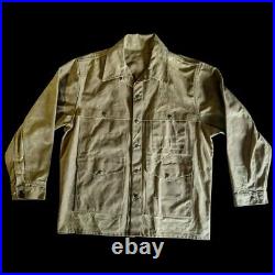 Filson oil finish tin cloth (waxed canvas) cruiser jacket
