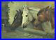 Fine-19th-C-Oil-Painting-on-Canvas-THREE-HORSES-DRINKING-c-1870-antique-01-js