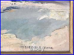Fine Orig Utah Oil PaintingListed Artist Florence E WareMountain Desert Ranch