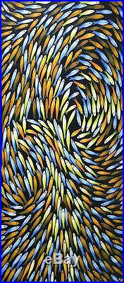 Fish Canvas Art seascape large Painting original By Jane artwork