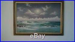 Florida Highwaymen Painting by George Buckner 24X36 Oil on Canvas RARE ONE
