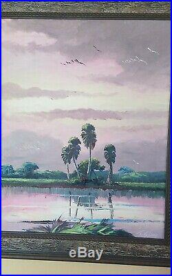 Florida Highwaymen painting by James Gibson 20X16 Oil on Canvas