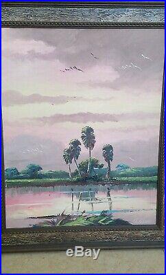 Florida Highwaymen painting by James Gibson 20X16 Oil on Canvas