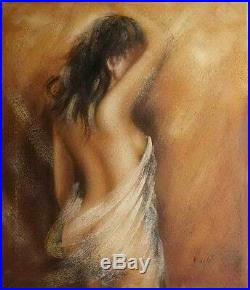 Framed! Canvas Wall Art Nude Oil Painting Modern Decor Contemporary Hand Painted