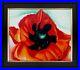 Framed-Quality-Hand-Painted-Oil-Painting-Single-Red-Poppy-20x24in-01-fmvu
