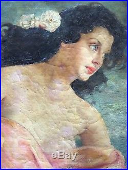 Gorgeous, Maria Szánthó (c. 1898-1984) Hungarian painter Oil on canvas