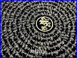 HandPainted Tibetan Chinese mandala thangka painting Om Yoga Meditation Buddha B