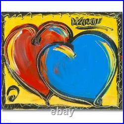 Hearts Of Love Impressionist Canvas Original Oil Painting Ueerg