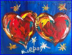 Hearts Original Paintings On Canvas Canadian Artist Kazav Signed Hu9p