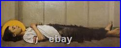 High quality oil painting 100% handpainted on canvas A sleeping woman