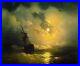High-quality-oil-painting-handpainted-on-canvas-Stormy-sea-at-night-01-yud