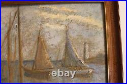 Hildegarde Hamilton American Oil Painting Canvas 1966 Listed Framed Art