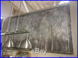 Huge XXL 73 Hand Painted Canvas Tuscan Trees Forest Painting Wall Art Modern