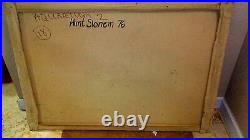 Hunt Slonem ArtAquariumOil on Canvas, extremely rare theme, Those Days are Gone