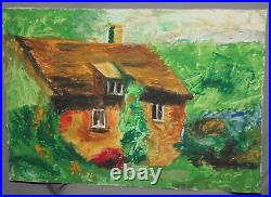 Impressionist Landscape House Oil Painting