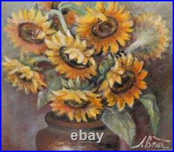 Impressionist Still Life Oil Painting Signed