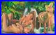 In-the-Land-of-Amazonia-ORIGINAL-2-5-x-4-ft-LARGE-Ready-to-Hang-Erotic-Art-01-uce