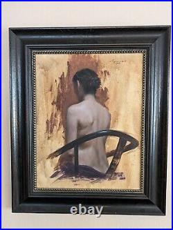 James Galindo Original Oil Painting on Canvas. 2008 Contemporary Figurative Nude