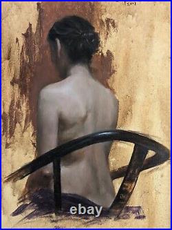 James Galindo Original Oil Painting on Canvas. 2008 Contemporary Figurative Nude