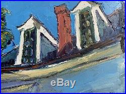James Michalopoulos Original Oil Painting Marigny Quill On Canvas Signed COA