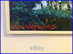 James Michalopoulos Original Oil Painting Remainder Of The Moment On Canvas