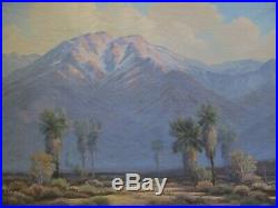 John Anthony Conner Painting Antique Early California Mt San Jacinto 24 By 30