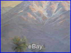 John Anthony Conner Painting Antique Early California Mt San Jacinto 24 By 30