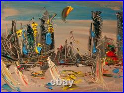 LANDSCAPE BY MARK Kazav Canadian EXPRESSIONIST original oil on canvas ERTH6