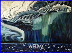 LANDSCAPE Phil Chadwick Canadian Painting DOWNBURST Oil Canvas Group of Seven