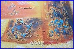 LOW PRICE PICASO style NAKED WOMAN RIDING ELPHANT SIGNED ABSTRACT OIL PAINTING