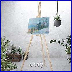 Landscape 8 x 14 in Rolled Canvas Art Oil Painting The Nusay City